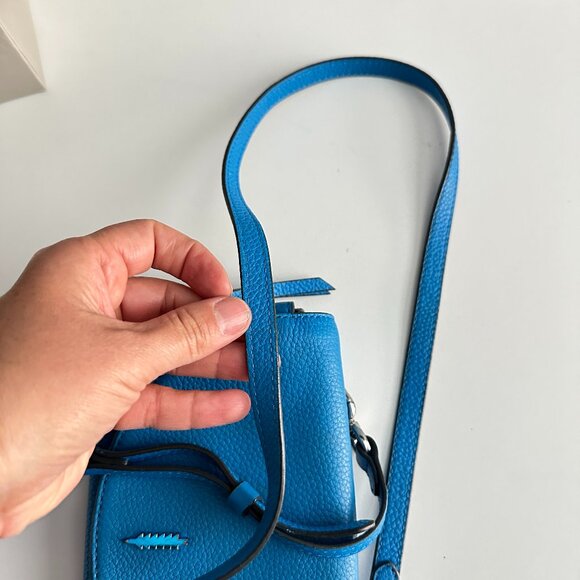THACKER |  Nikki clutch or crossbody | Blue - Picture 3 of 16